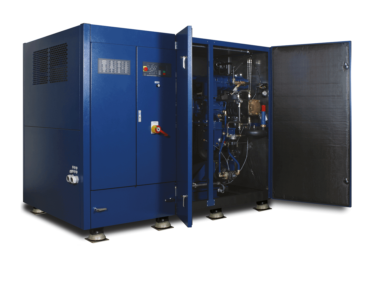 Picture of the new compressed air compressor series DELTA TWIN