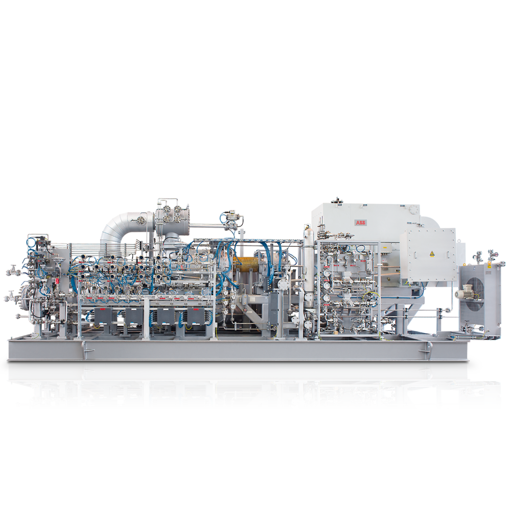 [Translate to English US:] Oil-injected screw compressors VMY536M series (lateral view)
