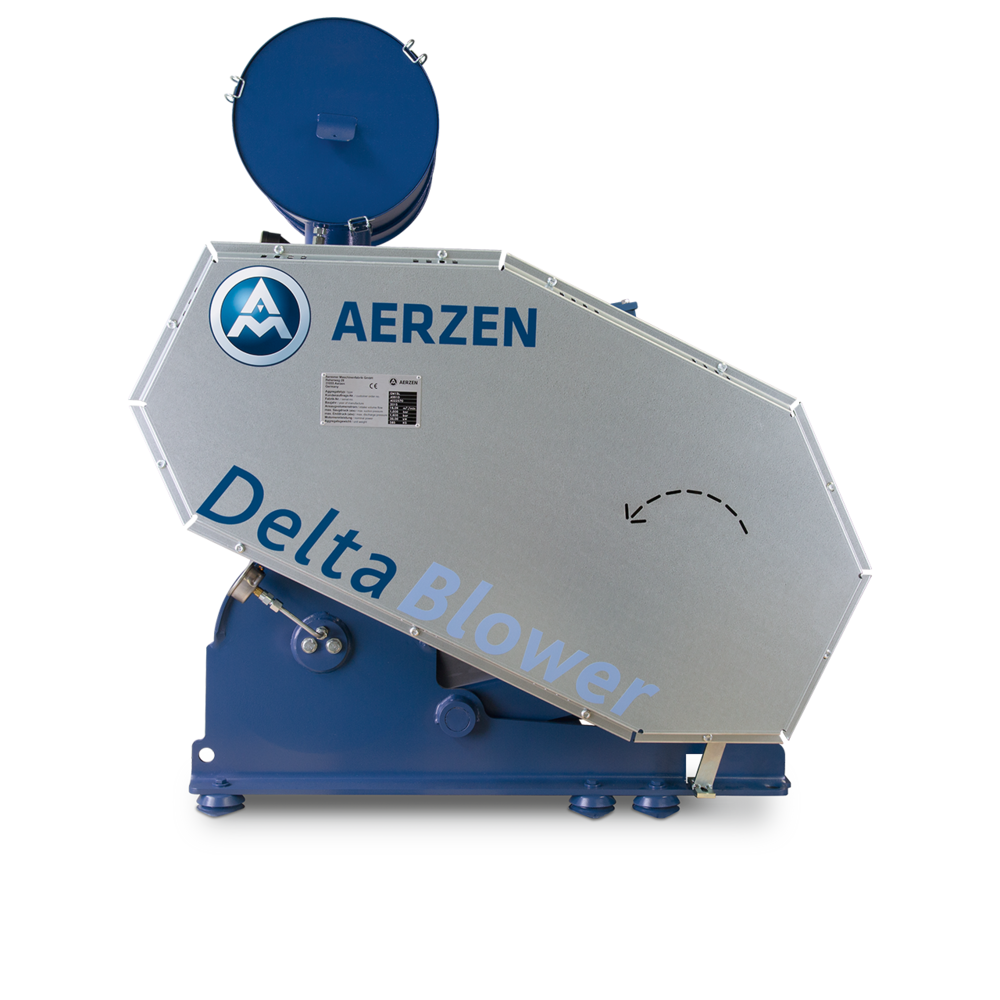 Gebläse-Aggregate Delta Blower Generation 5 ohne Schallhaube für Überdruck (Rückansicht)