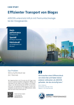 Effizienter Transport von Biogas