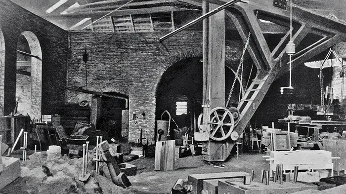 AERZEN's own iron foundry producing castings since 1868 for machine manufacturing