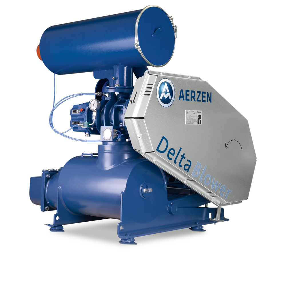 [Translate to English US:] Blower units DELTA BLOWER Generation 5 without sound dome for vacuum (back view)