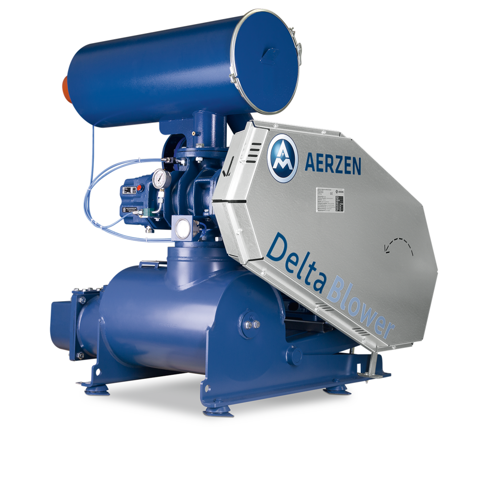 Gebläse-Aggregate Delta Blower Generation 5 ohne Schallhaube für Vakuum (Rückansicht)