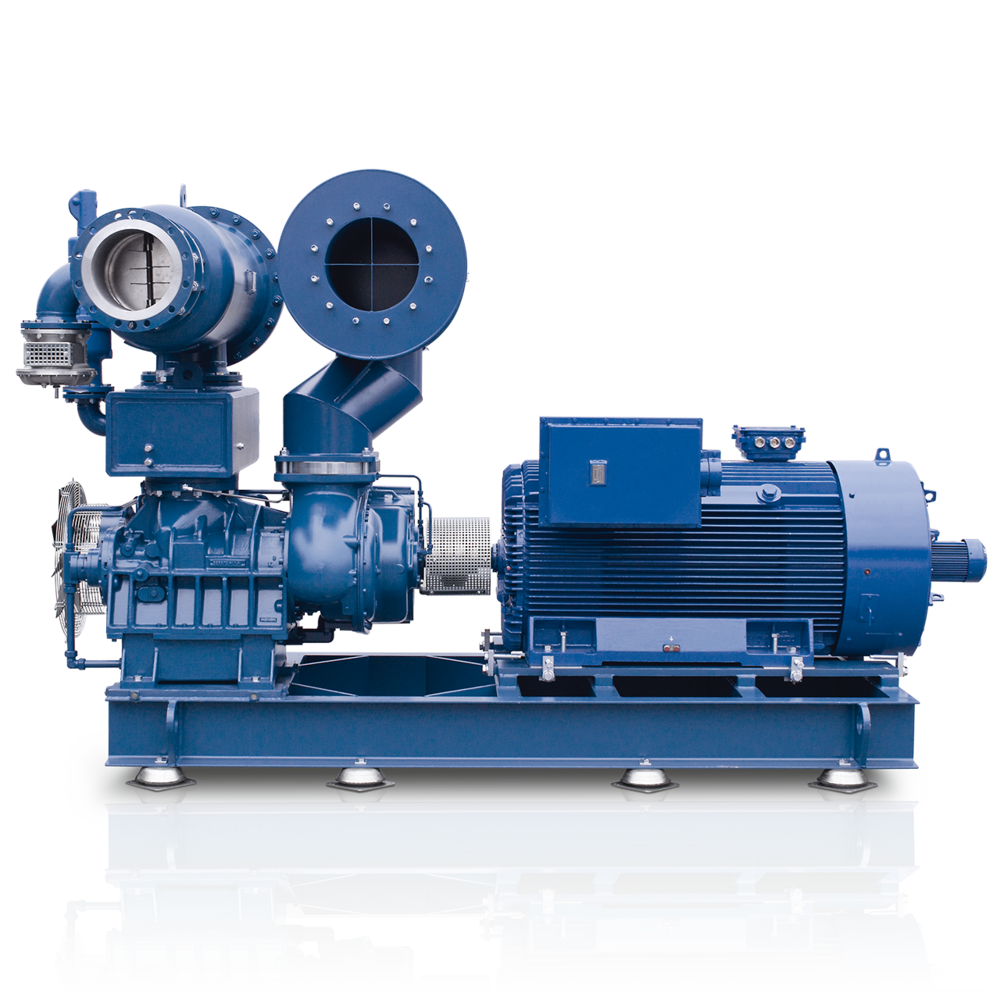 皮带驱动 Delta Screw VML95（侧视图）