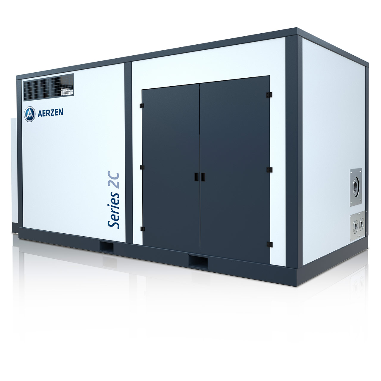 Oil-free multi-stage screw compressor units series 2C 2C27A -> max. 3650 m³/h