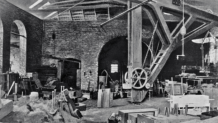 Since 1868, all the castings for machines made in Aerzen were produced in the factory’s own iron foundry.