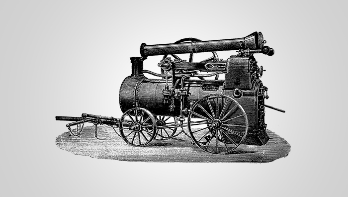 The fabrication program includes Positive Displacement blowers, steam locomobiles, threshing machines, fodder chopping machines, hay makers, circular saws and portable forges.