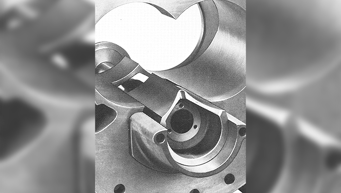 Serial production of oil injected screw compressors for the refrigeration industry.