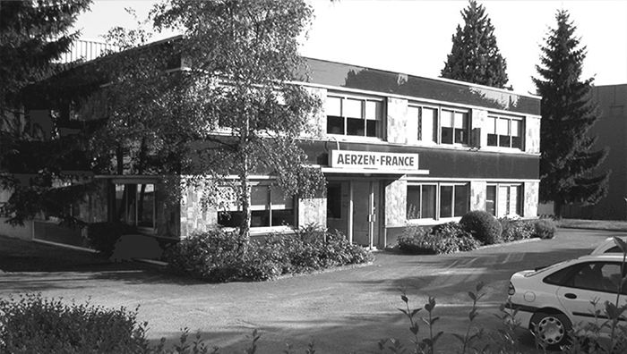 With Aerzen France S.A.R.L. Hasso Heller founds the first foreign subsidiary company of Aerzener Maschinenfabrik.