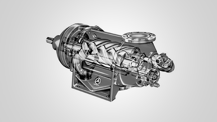 Development and supply of oil injected screw compressors for the compressed air industry.