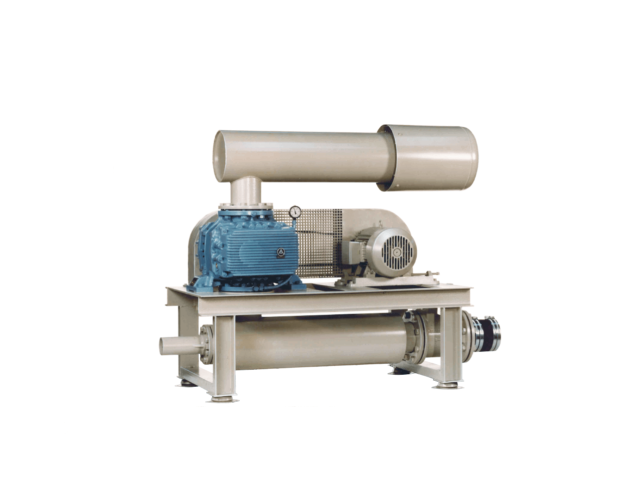 Compact blower I. Picture of the first AERZEN compact blower