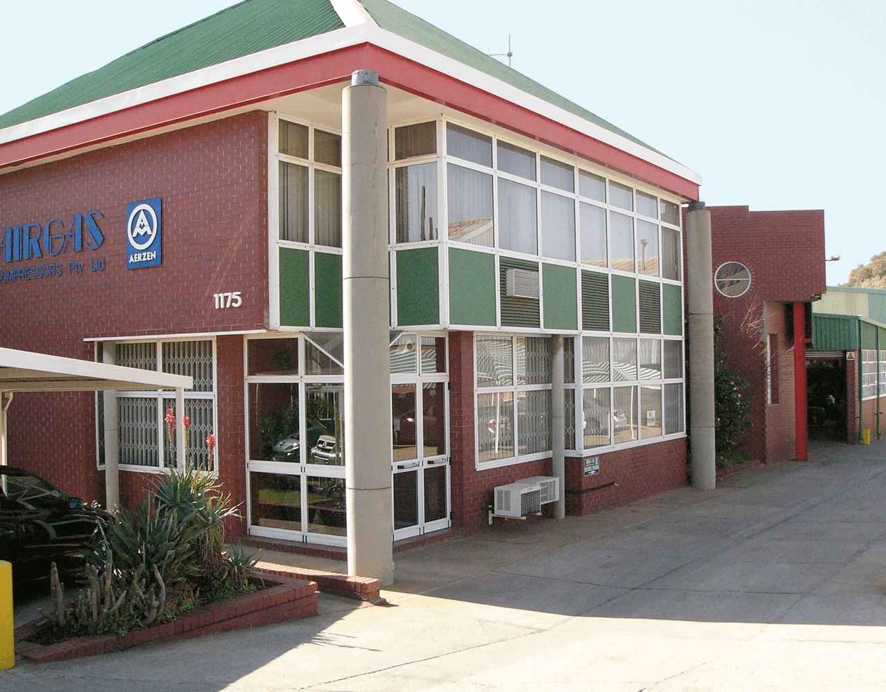 Foundation of Airgas Compressor in South Africa Picture of the building of the Airgas Compressor in South Africa