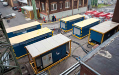 RWE Power AG use six AERZEN screw compressors for external compressed-air emergency supply