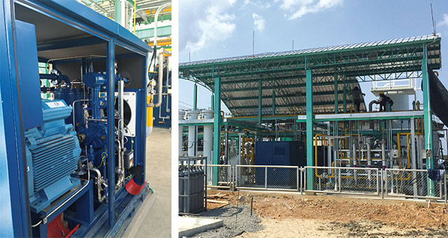 AERZEN VMX unit in the pilot plant in Thailand