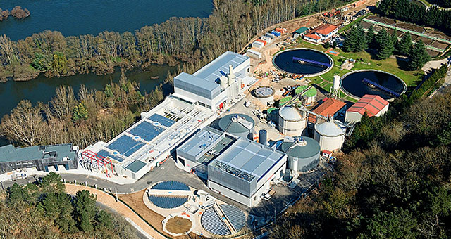 wastewater treatment plant in the Spanish city of Ourense