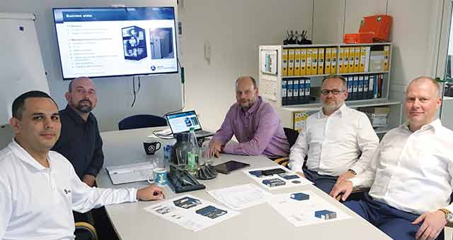 The heads of Aerzen Turbo Europe GmbH Picture Erick Lugaro, Marco Möschter, Stephan Brand, René Ceada, Ingo Bartz